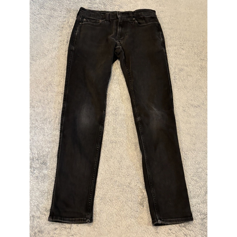 Hollister Jeans Mens 28x32 (28x30) Black Skinny Advanced Stretch Denim Stretch